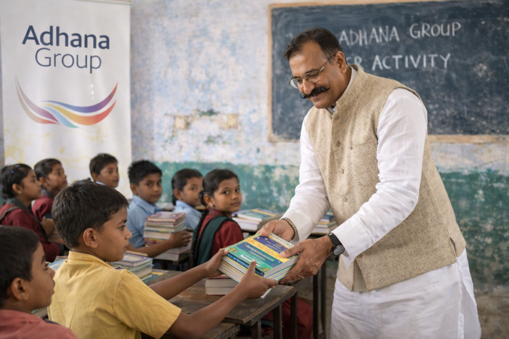 book distribuytion in school